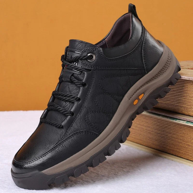 Men's Waterproof Leather Walking Shoes