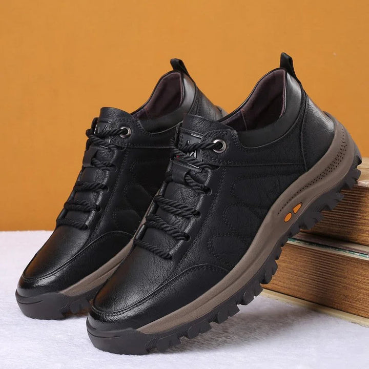 Men's Waterproof Leather Walking Shoes