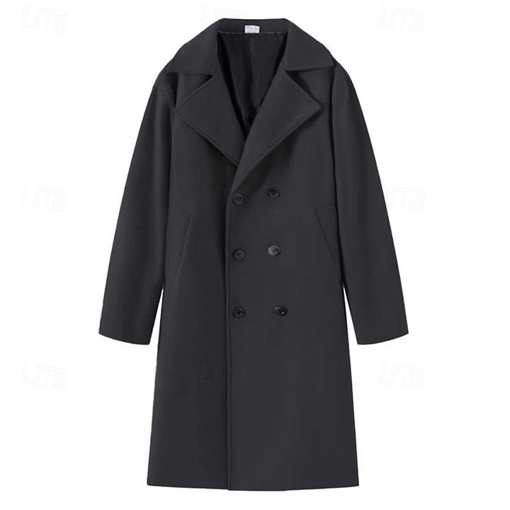 Men's Tailored Double Breasted Overcoat