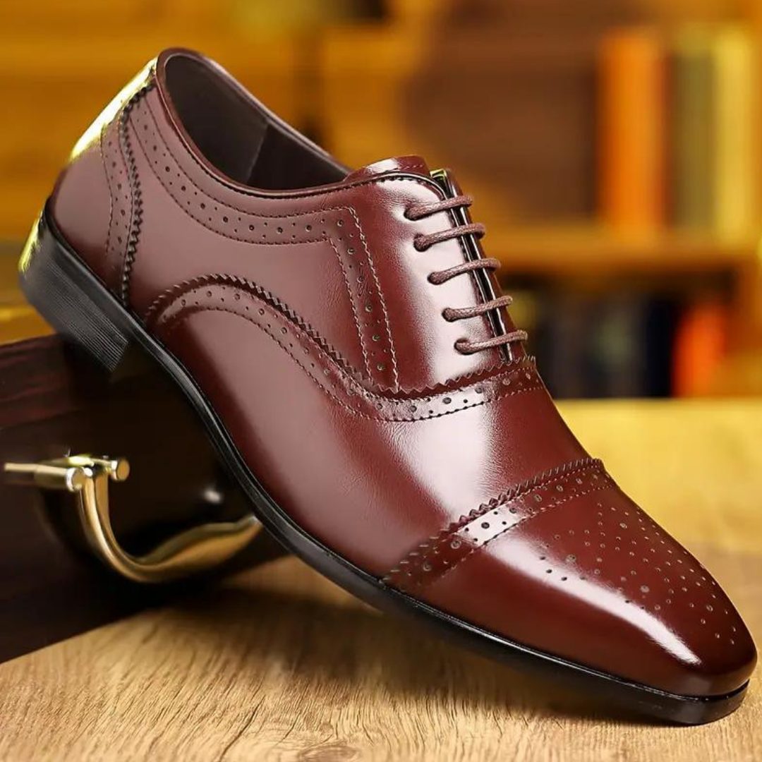 Men's Colour Block Oxford Shoes