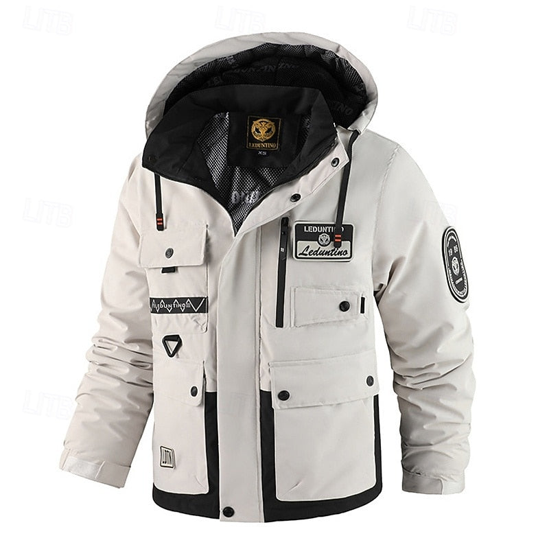 Men's Waterproof Hooded Outdoor Jacket