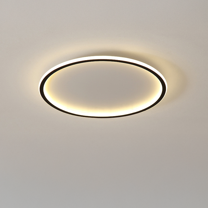 LED Ceiling Light Fixture with Circular Ring Design Flush Mount Modern Dimmable - Image 10