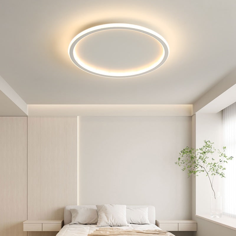 LED Ceiling Light Fixture with Circular Ring Design Flush Mount Modern Dimmable - Image 3