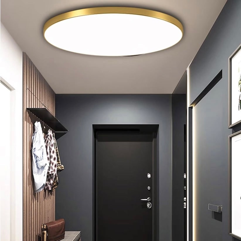 LED Ceiling Light Fixture with Modern Flush Mount Low Profile Round Design for Bedroom Hallway - Image 12