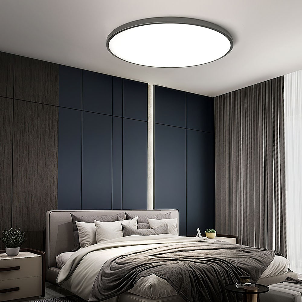 LED Ceiling Light Fixture with Modern Flush Mount Low Profile Round Design for Bedroom Hallway - Image 3