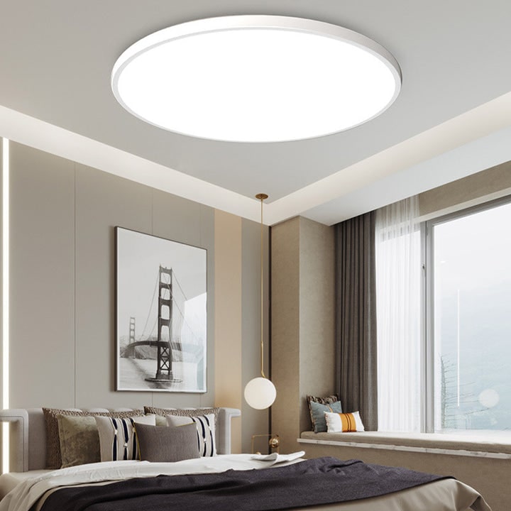LED Ceiling Light Fixture with Modern Flush Mount Low Profile Round Design for Bedroom Hallway - Image 8