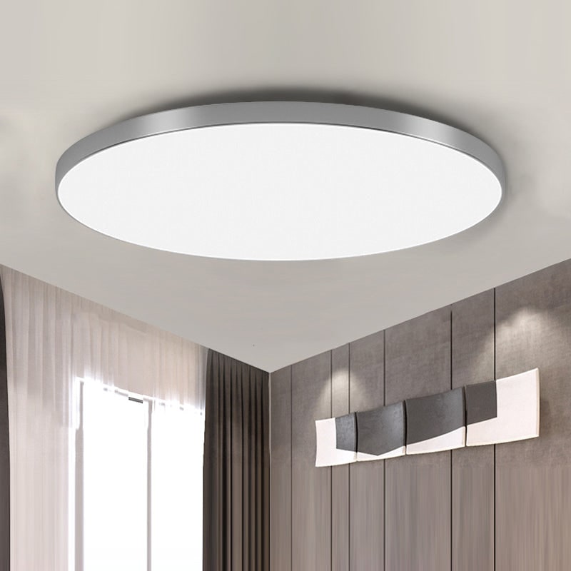 LED Ceiling Light Fixture with Modern Flush Mount Low Profile Round Design for Bedroom Hallway - Image 9