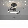 LED Ceiling Light Fixture with Starry Sky Projection Flush Mount Modern Bedroom Lighting - Image 7