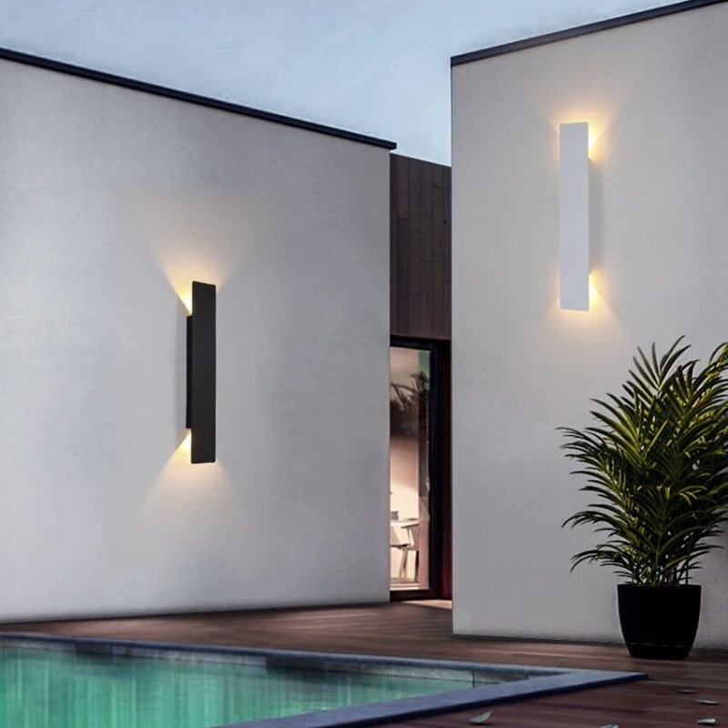 LED Wall Sconce with Modern Linear Design and Up Down Glow for Outdoor Lighting - Image 3