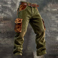 Pantalon cargo pour homme à coupe droite décontractée