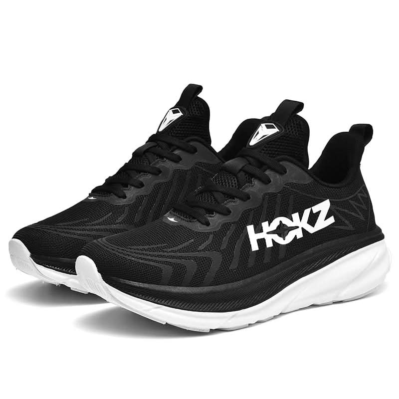 Lightweight Cushioned Running Shoes with Breathable Mesh and Textured Rubber Outsole - Image 11