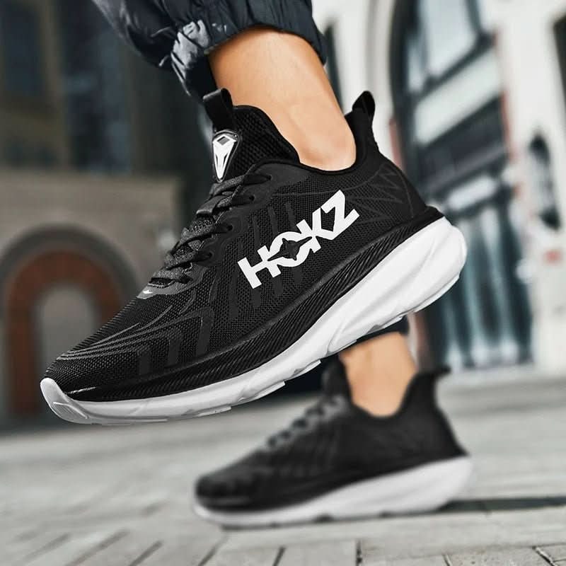 Lightweight Cushioned Running Shoes with Breathable Mesh and Textured Rubber Outsole - Image 5