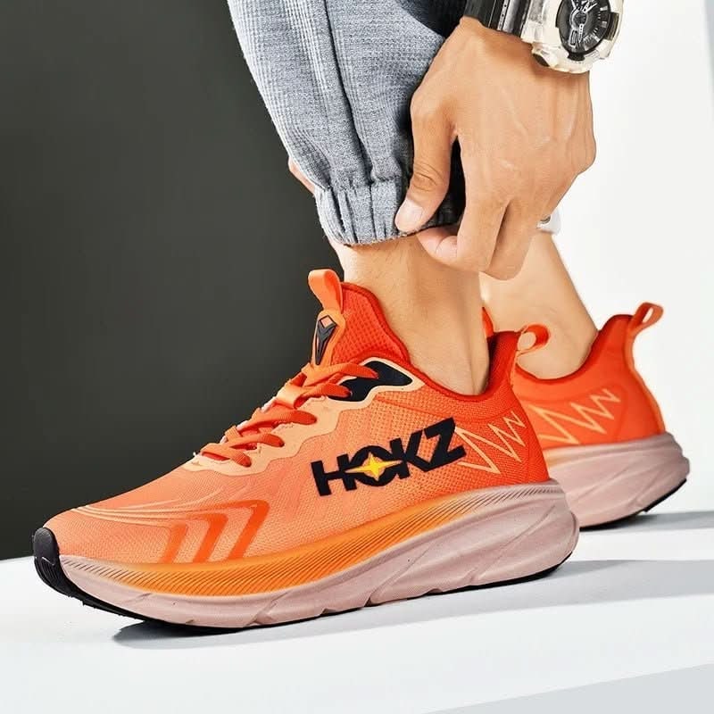 Lightweight Cushioned Running Shoes with Breathable Mesh and Textured Rubber Outsole - Image 7