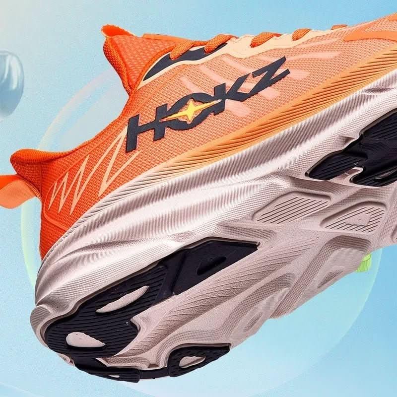 Lightweight Cushioned Running Shoes with Breathable Mesh and Textured Rubber Outsole - Image 9