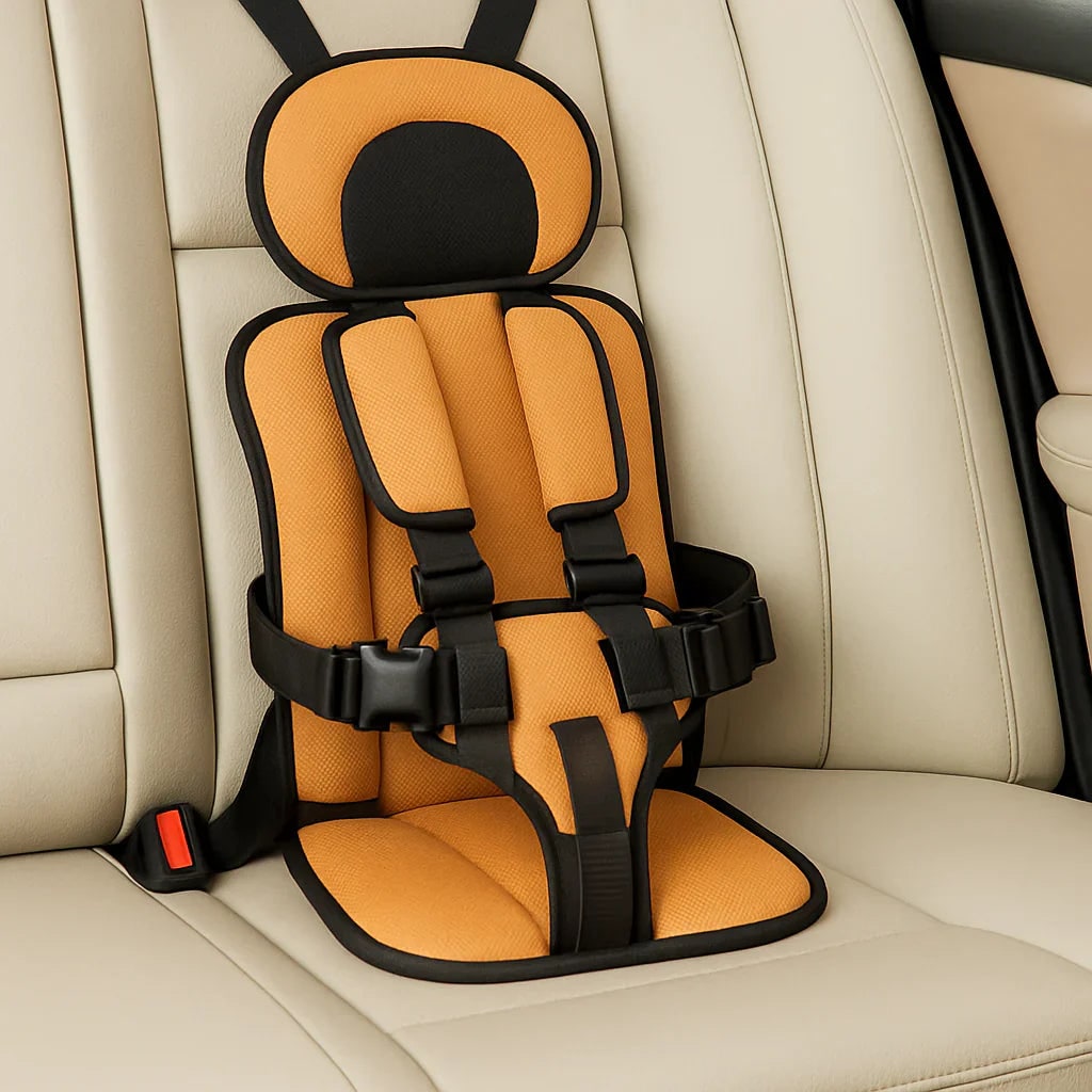 Lightweight Travel Car Seat with Padded Harness and Foldable Design for Kids - Image 8