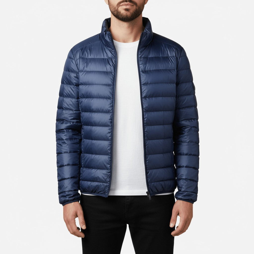 Chaqueta acolchada ligera de plumón para hombre