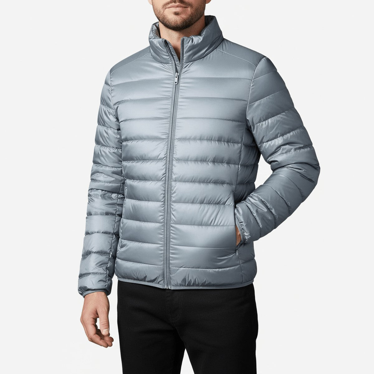 Men's Lightweight Down Puffer Jacket