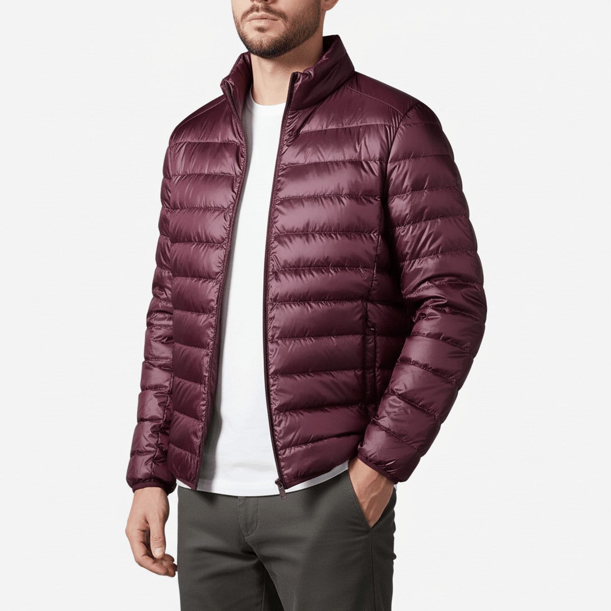 Men's Lightweight Down Puffer Jacket