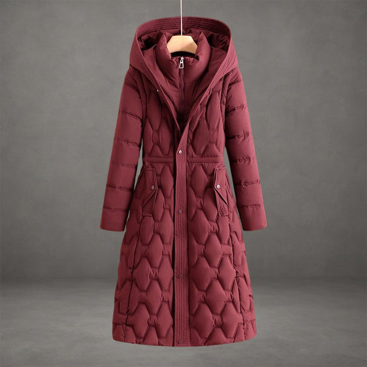 Women's Longline Hooded Puffer Coat