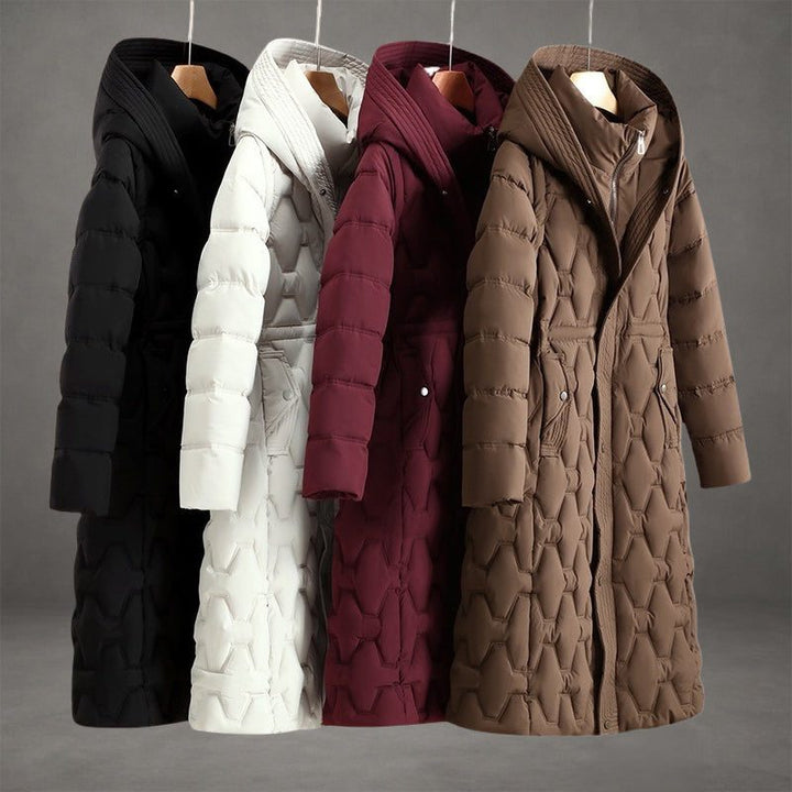 Women's Longline Hooded Puffer Coat