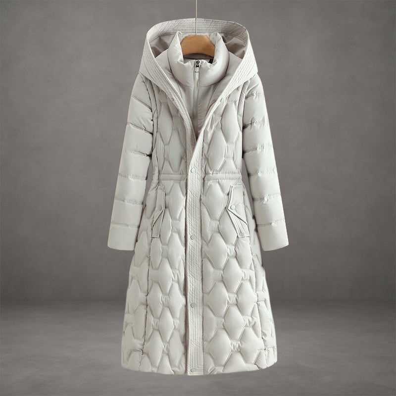 Women's Longline Hooded Puffer Coat