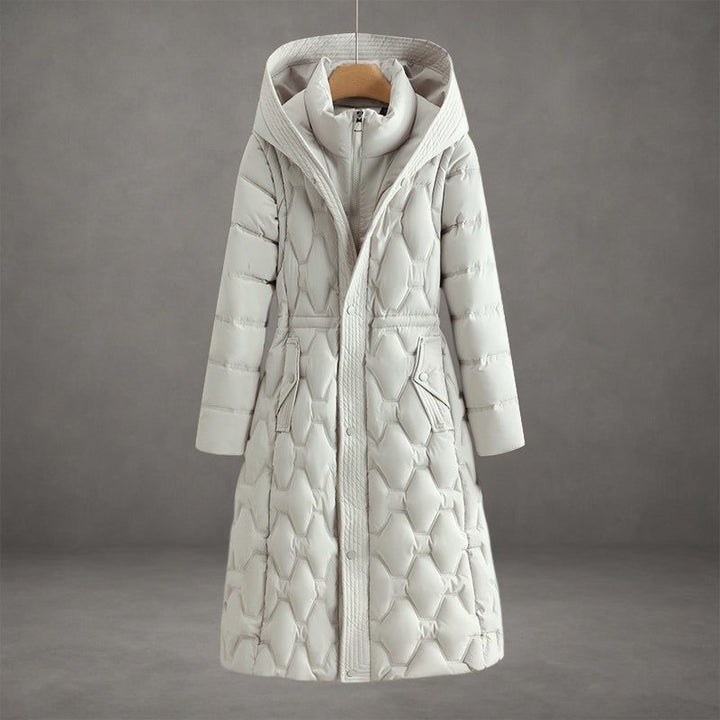 Women's Longline Hooded Puffer Coat