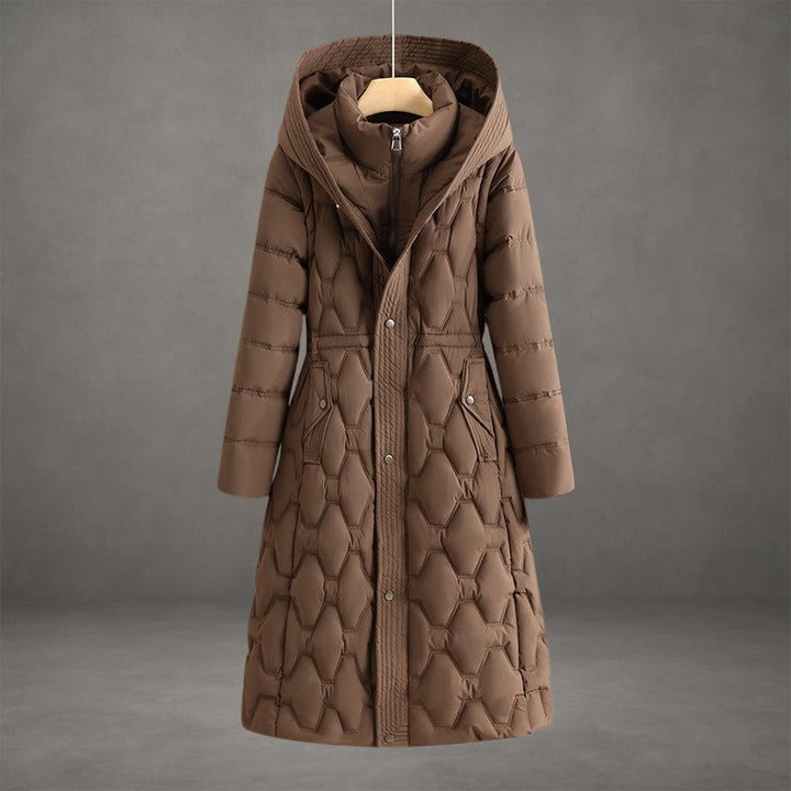 Women's Longline Hooded Puffer Coat