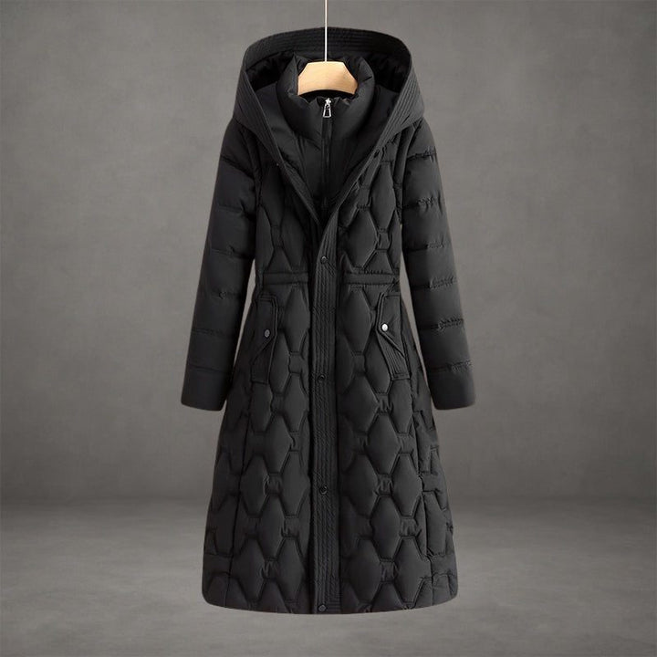 Women's Longline Hooded Puffer Coat
