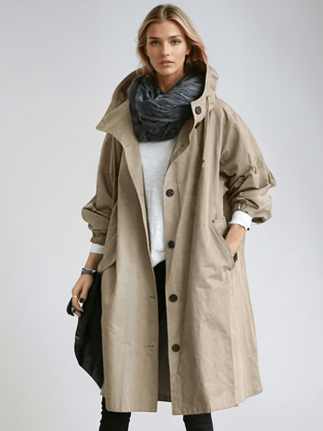 Women's Relaxed Fit Trench Coat