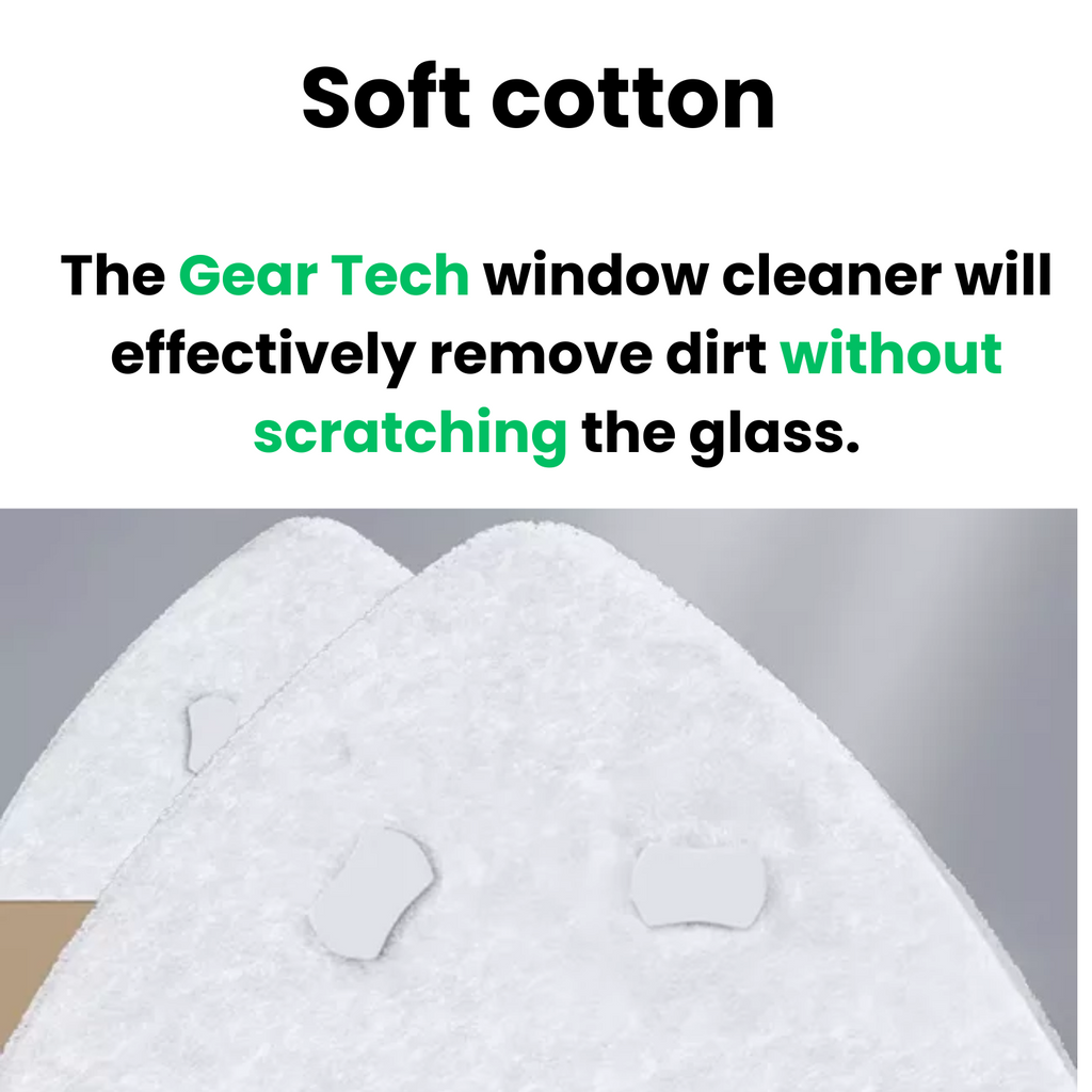 Magnetic Window Cleaner with Double-Sided Squeegee and Safety Rope - Image 2