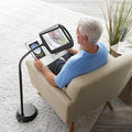 Magnifying Floor Lamp with Flexible Gooseneck and Adjustable LED Lighting for Reading - Image 1