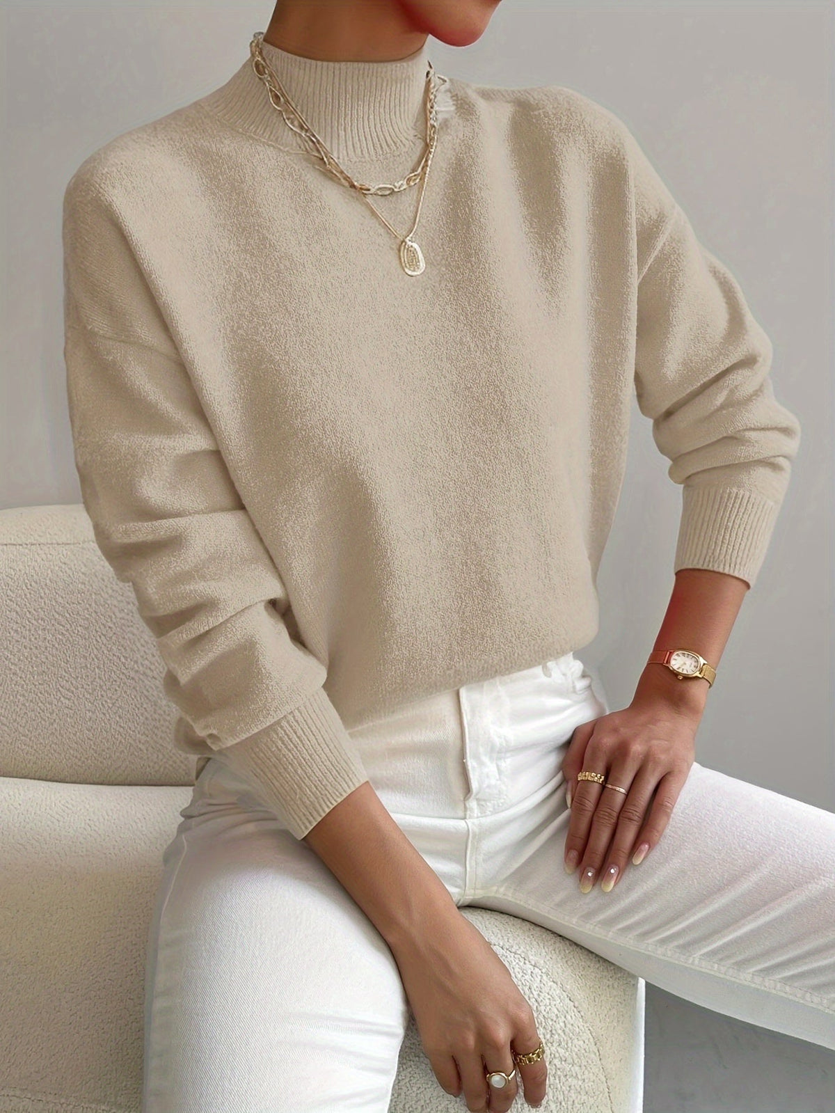 Women's Classic Cut Turtleneck Sweater