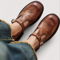 Chaussures Mary Jane en cuir pour femme