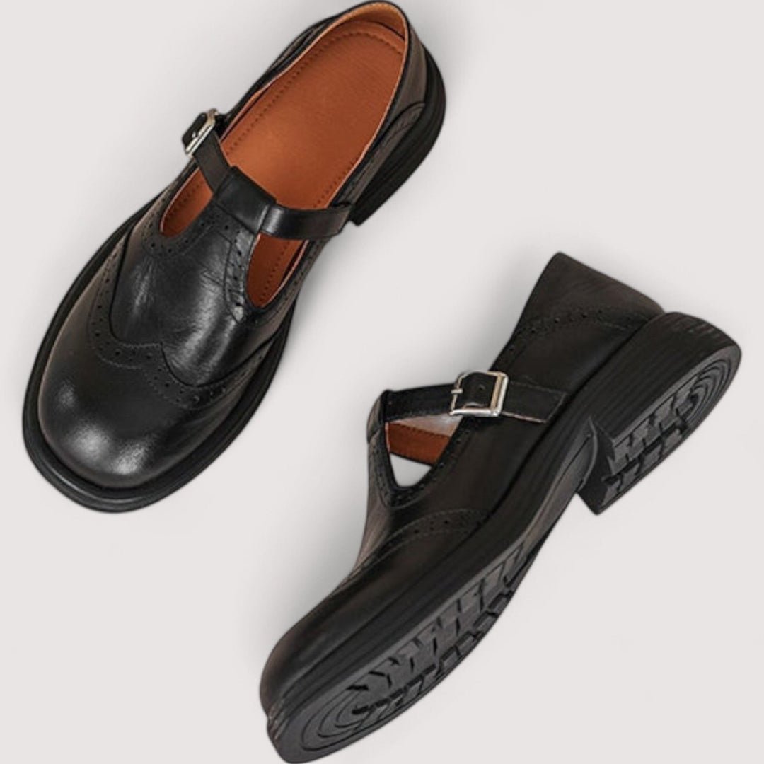 Women's Leather Mary Jane Shoes