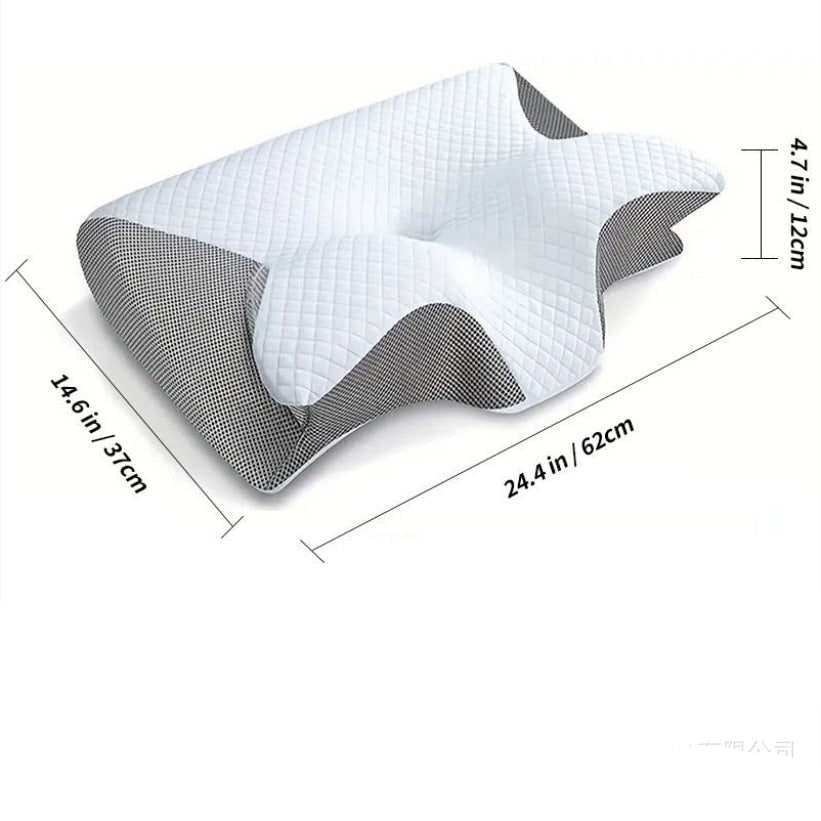Memory Foam Cervical Pillow with Contoured Neck Support for Back and Side Sleepers - Image 5