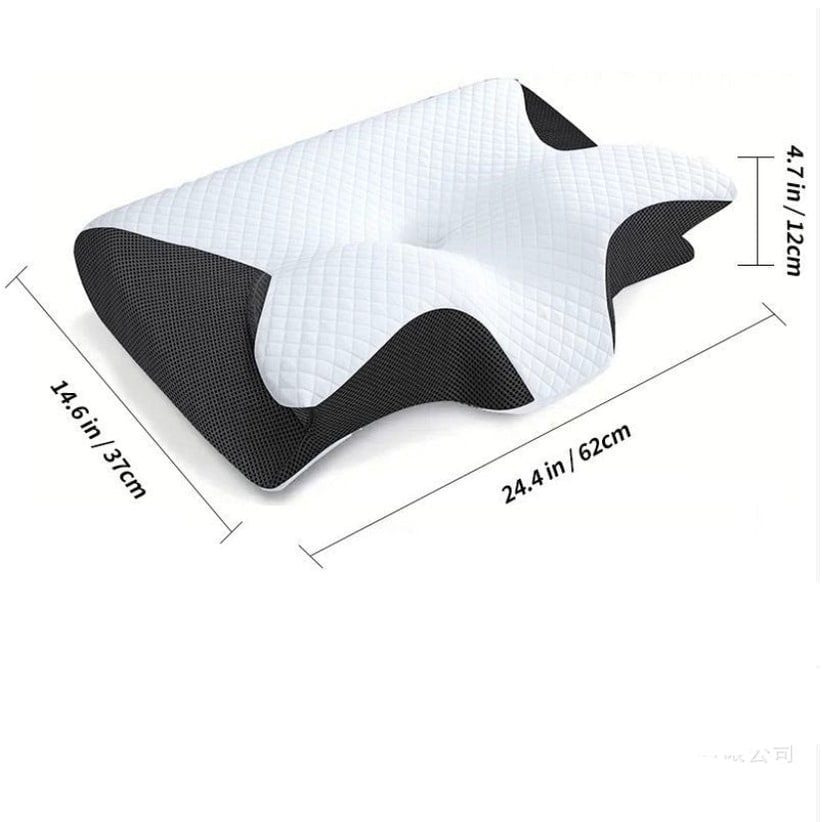 Memory Foam Cervical Pillow with Contoured Neck Support for Back and Side Sleepers - Image 6