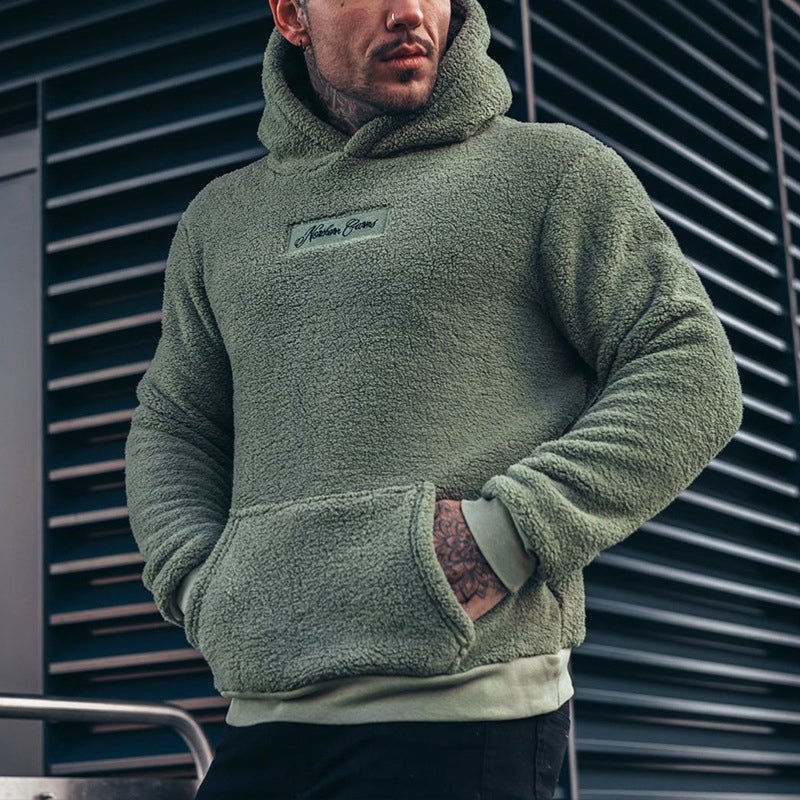 Men's Sherpa Lined Pullover Hoodie
