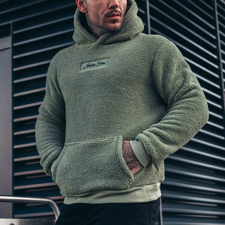 Men's Sherpa Lined Pullover Hoodie