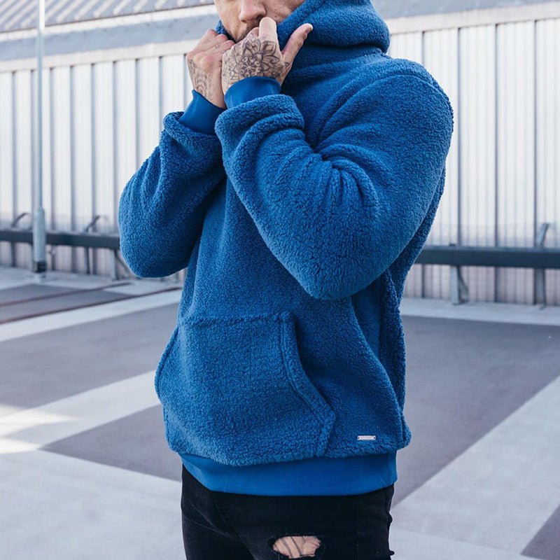 Men's Sherpa Lined Pullover Hoodie