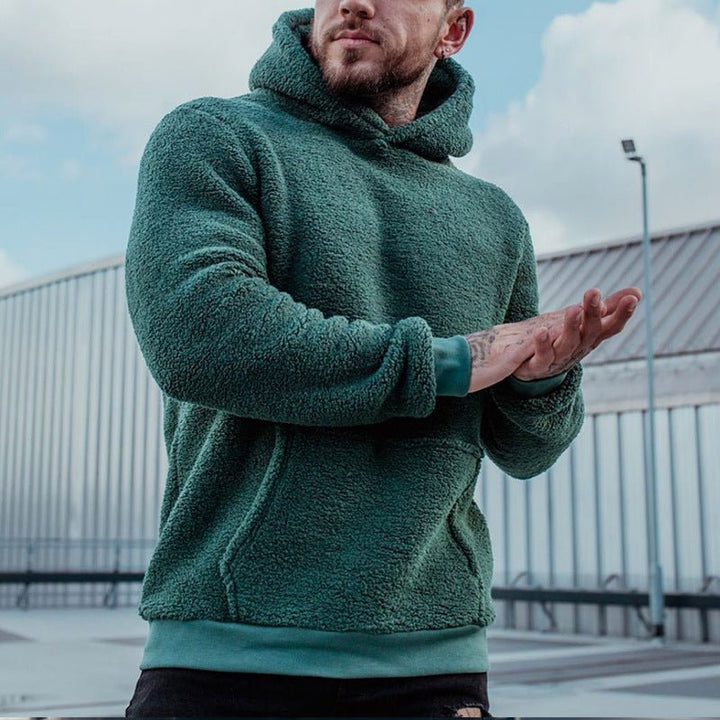 Men's Sherpa Lined Pullover Hoodie