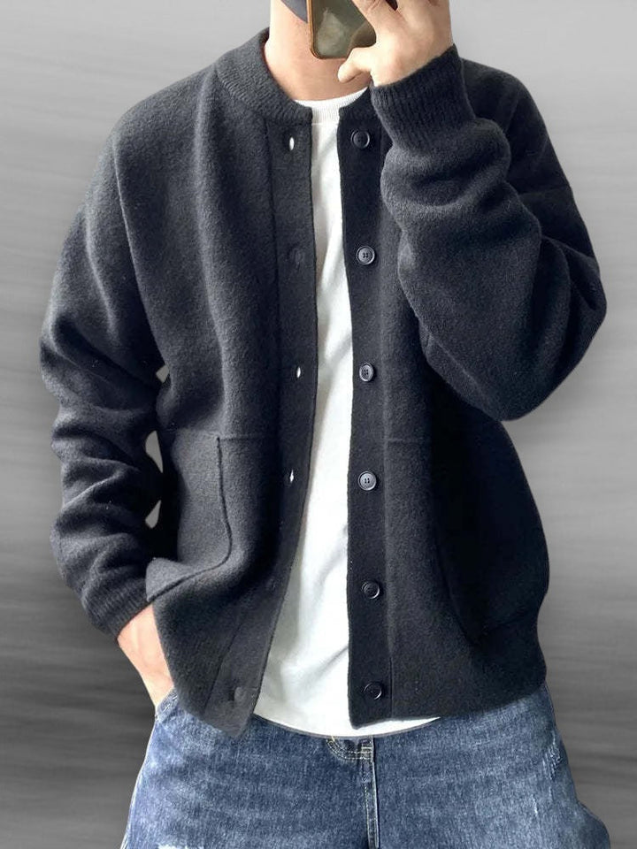 Men's Button-Front Cardigan Sweater