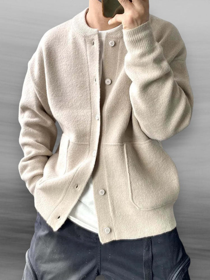 Men's Button-Front Cardigan Sweater