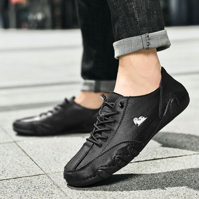 Men's Barefoot Shoes with Minimalist Flexible Rubber Sole and Lace-Up Closure - Image 10