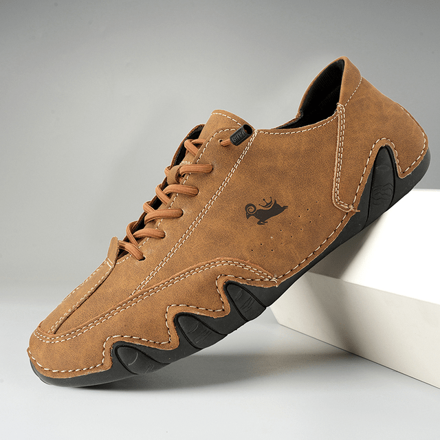 Men's Barefoot Shoes with Minimalist Flexible Rubber Sole and Lace-Up Closure - Image 12