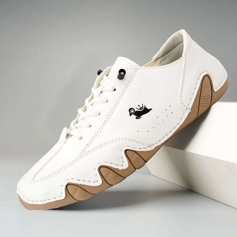 Men's Barefoot Shoes with Minimalist Flexible Rubber Sole and Lace-Up Closure - Image 2