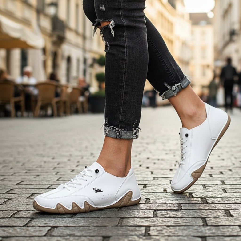 Men's Barefoot Shoes with Minimalist Flexible Rubber Sole and Lace-Up Closure - Image 7