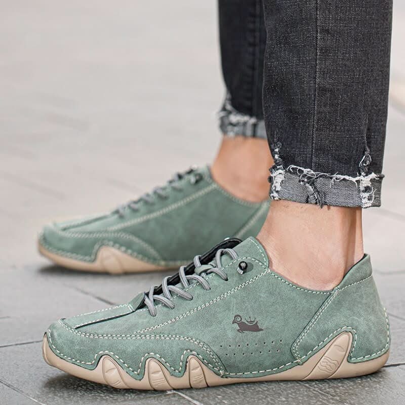 Men's Barefoot Shoes with Minimalist Flexible Rubber Sole and Lace-Up Closure - Image 8