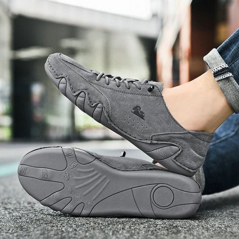 Men's Barefoot Shoes with Minimalist Flexible Rubber Sole and Lace-Up Closure - Image 9