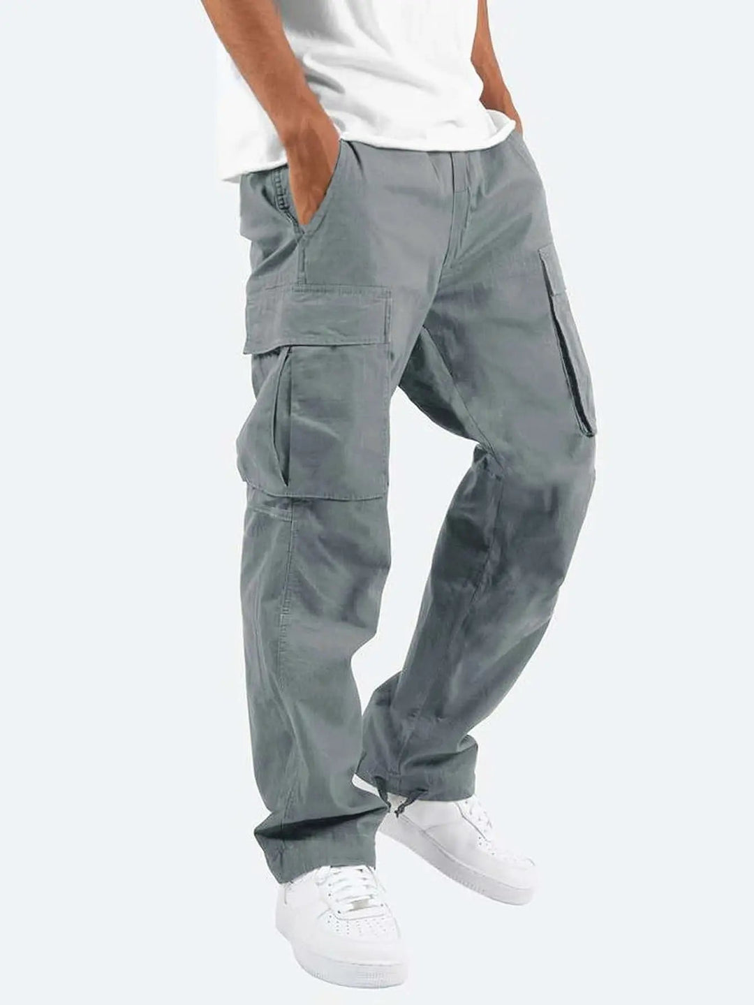 Men's Straight Leg Cargo Trousers