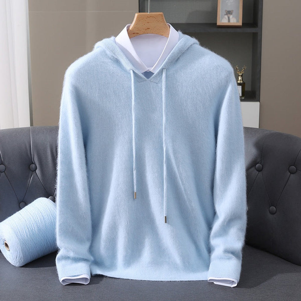 Men's Cashmere Hooded Jumper
